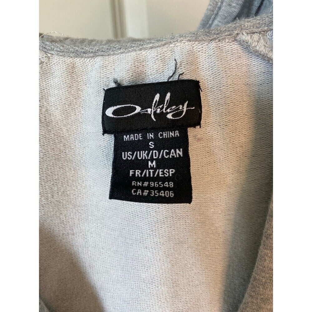 Oakley v-neck hoodie with tie waist - Picture 3 of 10